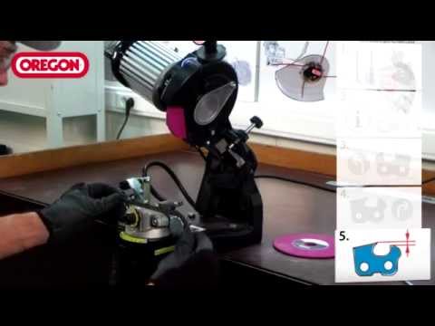 Видео: Станок для заточки цепи OREGON 542654