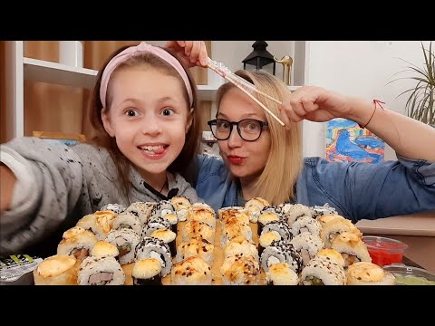 Видео: МУКБАНГ/РОЛЛЫ🍣СУШИ/Mukbang Rolls, Sushi/ОПАСНАЯ ИСТОРИЯ ИЗ ЖИЗНИ😱😱😱