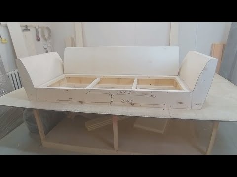 Видео: Изготовление дивана в гостинную |Каркас