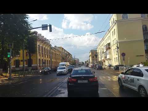Видео: Троллейбус, 8-й маршрут (целиком). Ярославль. Вид из кабины.