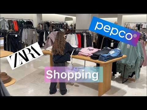 Видео: 🛍️Shopping ZARA PEPCO Bucharest / Куртка, юбка, топы , шапка , блузки , джинсы 👖