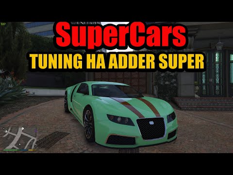 Видео: ТУНИНГ НА ADDER SUPER (SuperCars)  - GRAND THEFT AUTO V