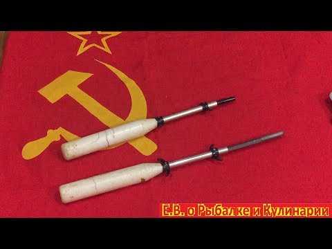 Видео: Интересная советская, зимняя удочка с двумя мотовилами. Удочка СССР производство завод Балтика .