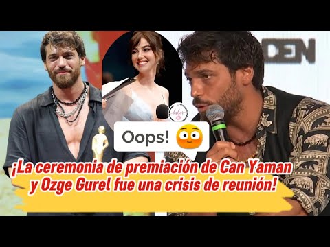 Видео: Церемония награждения Джана Ямана и Озге Гюрель стала кризисом воссоединения!