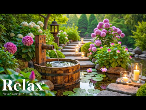 Видео: Расслабляющая музыка + успокаивающий шум воды 🌿 Мгновенное спокойствие, снятие стресса, тревоги и д
