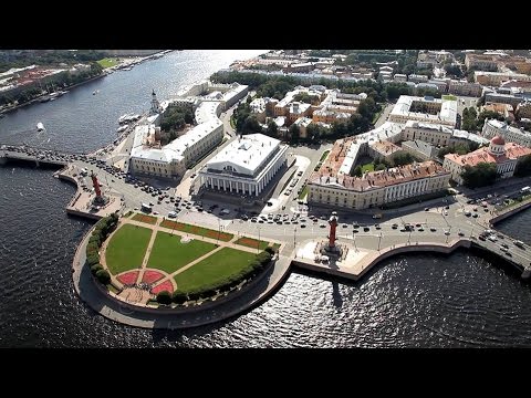 Видео: полет над Санкт - Петербургом