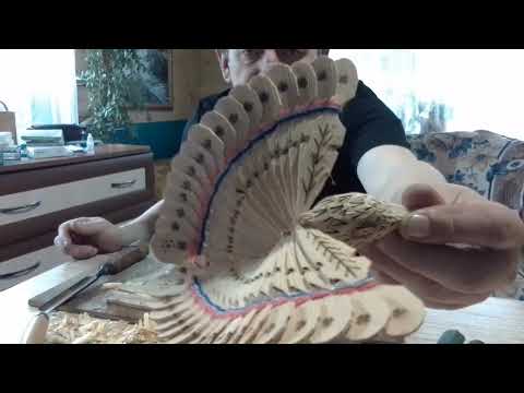 Видео: щепная птица счастья