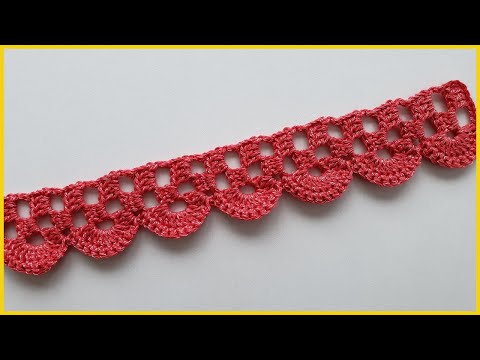 Видео: Простое ЛЕНТОЧНОЕ КРУЖЕВО крючком мастер-класс / Ribbon lace crochet