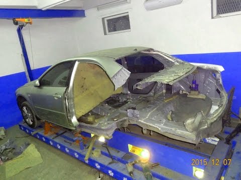Видео: MAZDA. вытяжка. ампутация лишнего.