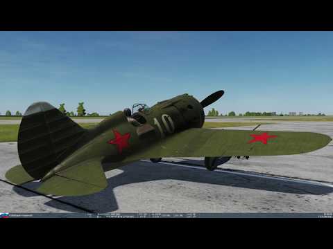 Видео: И-16 в DCS World. Запуск, взлет, вооружение