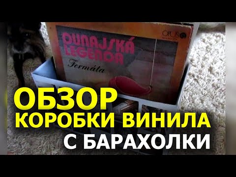 Видео: Винил с барахолки.  Обзор коробки с пластинками