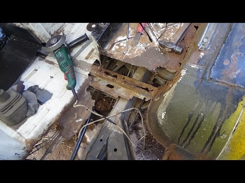 Видео: Кузовні роботи VW T3 - Епізод 98 - Вирізаю пол під водієм