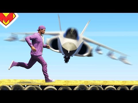 Видео: БЕГУЩИЕ ПРОТИВ САМОЛЕТОВ! НЕПРОХОДИМАЯ ТРОПА СМЕРТИ В GTA 5 ONLINE