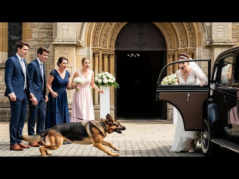 Видео: В день свадьбы собака преградила невесте путь — правда повергла всех в шок
