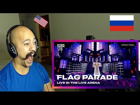 Видео: The Flag Parade of Intervision 25 in Moscow | Парад флагов Интервидения '25 в Москве Интервидение 25