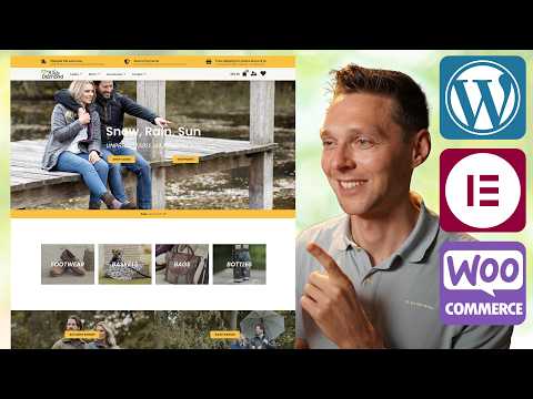 Видео: Как создать сайт электронной коммерции | Elementor Pro и WooCommerce