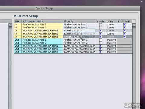 Видео: Cubase 5  MIDI Setup (урок 1-й)