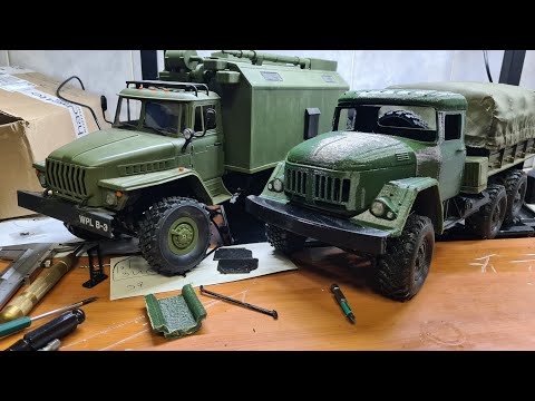 Видео: 3d печать. #ЗИЛ 131 за сутки. 1/16 на базе #WPL. Работа с 3d моделью