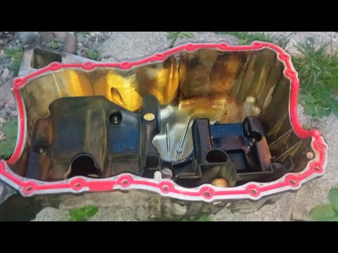 Видео: Замена прокладки поддона картера К4М, меган 2.