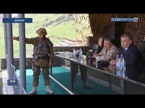 Видео: Посещение Президентом Джизакской области