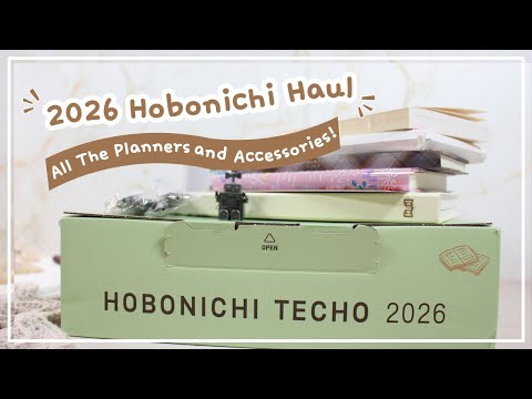 Видео: Распаковка и доставка Hobonichi 2026 📦 Застряли на таможне?!