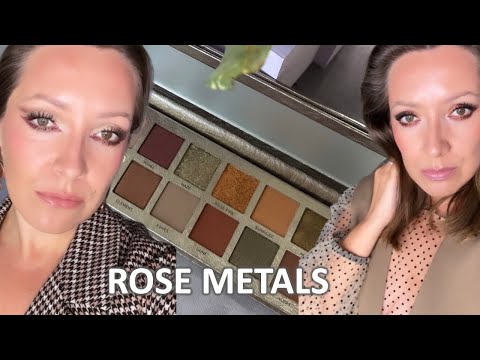 Видео: ROSE METALS ANASTASIA BEVERLY HILLS / Обзор, 7 макияжей, все оттенки на глазах