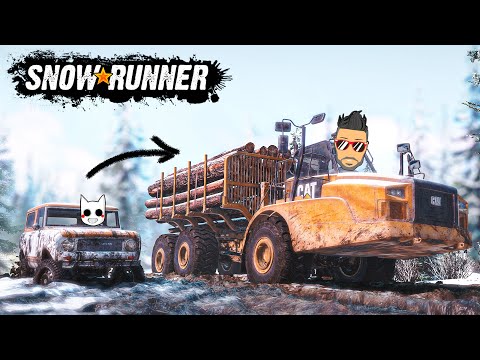 Видео: ЗАЦЕНИТЕ РАЗМЕРЧИК! НАШЛИ МАЛЫША НА НОВОЙ КАРТЕ В SNOWRUNNER