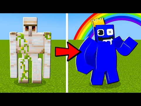 Видео: Переделал КАЖДОГО МОБА в РАДУЖНЫХ ДРУЗЕЙ в Майнкрафт