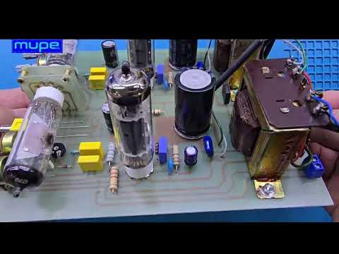 Видео: Стерео ламповый усилитель ECL86 и индикатор EM84 «Волшебный глаз»