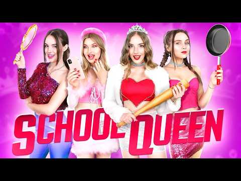 Видео: Королева Школы Пропала! Типы Девушек в Школе
