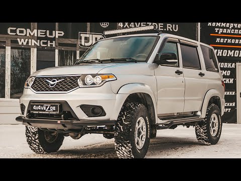 Видео: УАЗ Патриот - минимальный тюнинг под 33 колеса