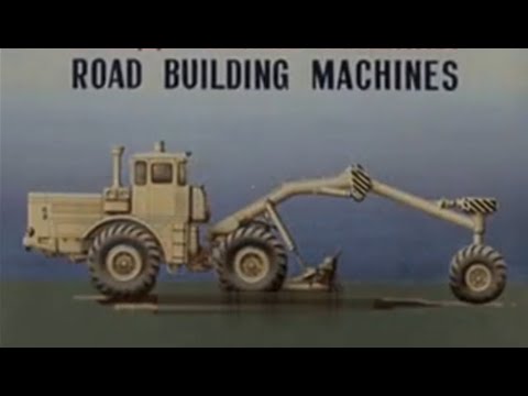 Видео: Строительство лесовозных дорог  1984