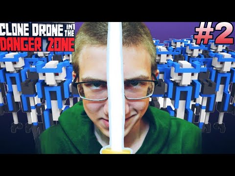 Видео: РОБОТАМ НЕТ КОНЦА | clone drone in the danger zone | #2
