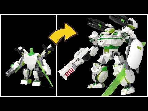 Видео: Обновление робота LEGO Dreamzzz до стиля бронированного ядра