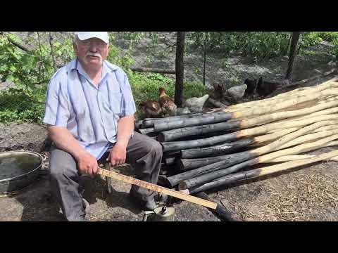 Видео: Дерев'яні стовпці для шпалер