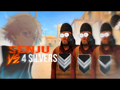 Видео: SENJU ПРОТИВ ЧЕТВЕРЫХ СИЛЬВЕРОВ🥷