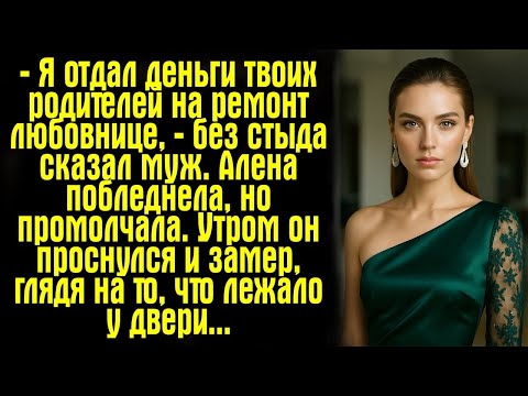 Видео: — Я отдал деньги твоих родителей на ремонт любовнице, — без стыда сказал муж. Алена побледнела