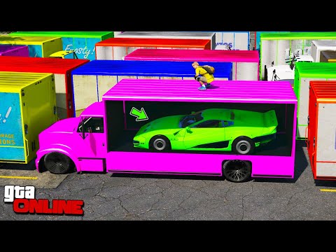 Видео: БИТВА АВТОУГОНЩИКОВ В ГТА 5 ОНЛАЙН. ИЗДЕВАЮСЬ НАД ДИМКОЙ! ПОСТАВИЛ 100 ПУСТЫХ ФУРГОНОВ! БИТВА ВОРОВ!