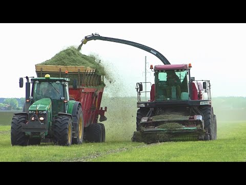 Видео: Разгар Уборки Сенажа 2021/ КВК-8060. John Deere 8420. МТЗ 3022 Беларус