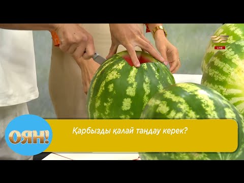 Видео: Қарбызды қалай таңдау керек?