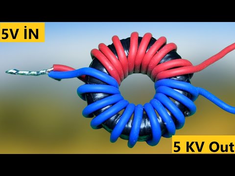 Видео: Как сделать высокочастотный инвертор от 5 В до 15 кВ, используя старый источник питания SMPS