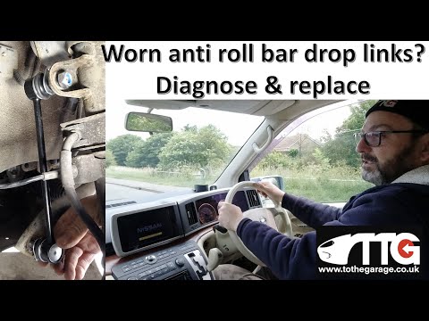 Видео: Как диагностировать и заменить тягу стабилизатора поперечной устойчивости.