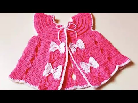 Видео: #вязание#вязание крючком#рукоделие 🧶 Жилетка кардиган крючком 🎀БАБОЧКИ 🎀 🔥мастер класс🔥