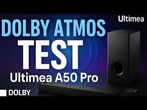 Видео: Обзор Ultimea A50 Pro — тест звука Dolby Atmos 5.1