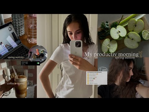 Видео: my productive morning at 7 am| spring edition| утро со мной, моя макияж, встреча с подругой