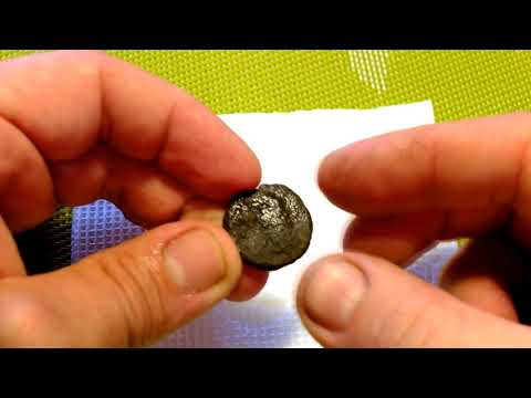 Видео: Чистка античной монеты + история находки.#копнапозитиве