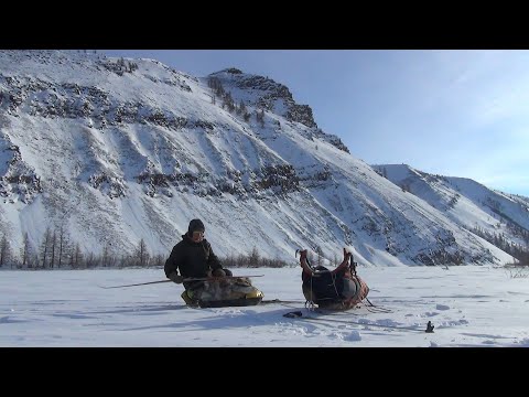 Видео: К Счастливым людям Верхоянской тайги. Часть 3. По наледям Хобола.
