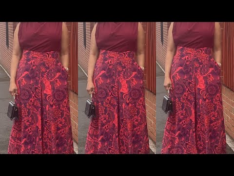 Видео: Как раскроить и сшить брюки-палаццо с идеальной проймой и карманами/брюками