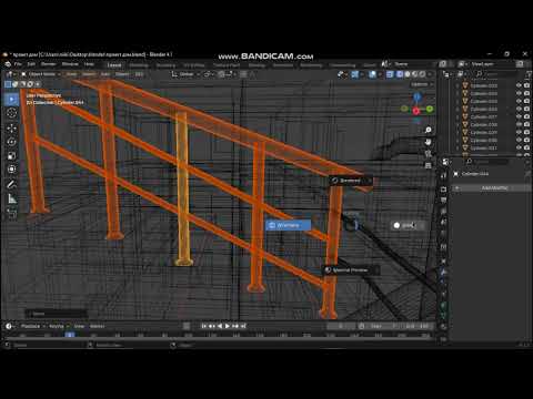Видео: Blender. Проекция дома. Часть 16.#shrots