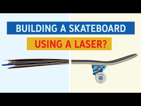 Видео: Изготовление скейтборда по индивидуальному заказу с помощью ЛАЗЕРОВ?!